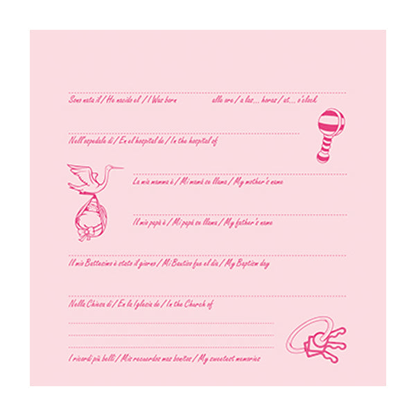Zep Album Coccole 24X24 Pink CC242420 Zep Album Coccole 24X24 Pink CC242420